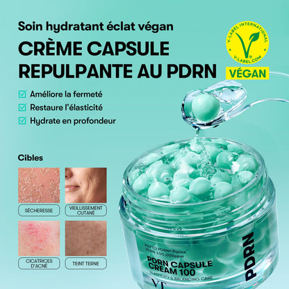 VT COSMETICS PDRN Capsule Cream 100, 1.69 fl. oz. VT COSMETICS