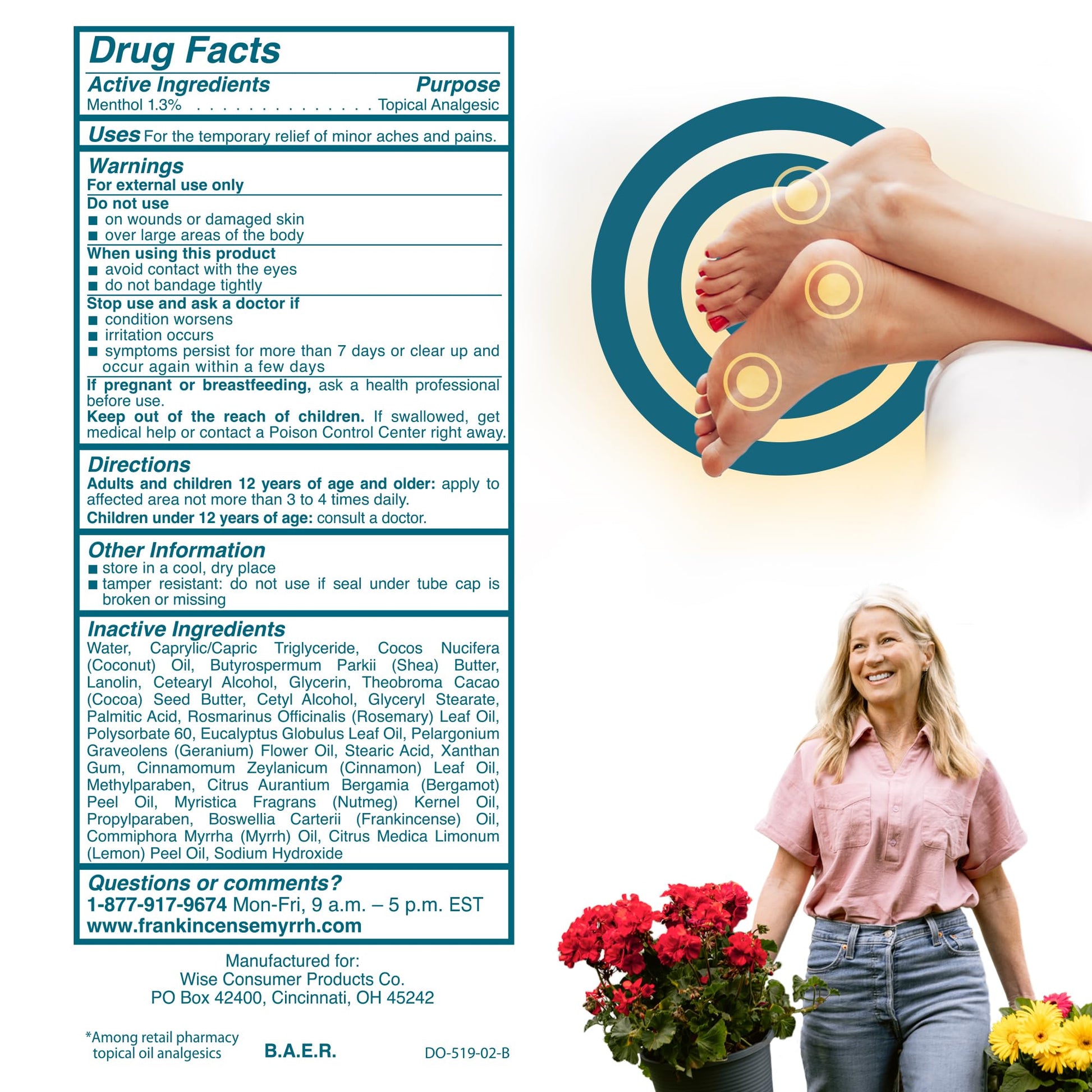 FRANKINCENSE & MYRRH Foot Pain Relief Cream - Intensive Foot Therapy Lotion - Diabetic Nerve Pain Relief Cream | Restless Leg Syndrome | Frankincense Essential Oil, 3 Ounce (2-Pack) FRANKINCENSE & MYRRH buy australia supplements