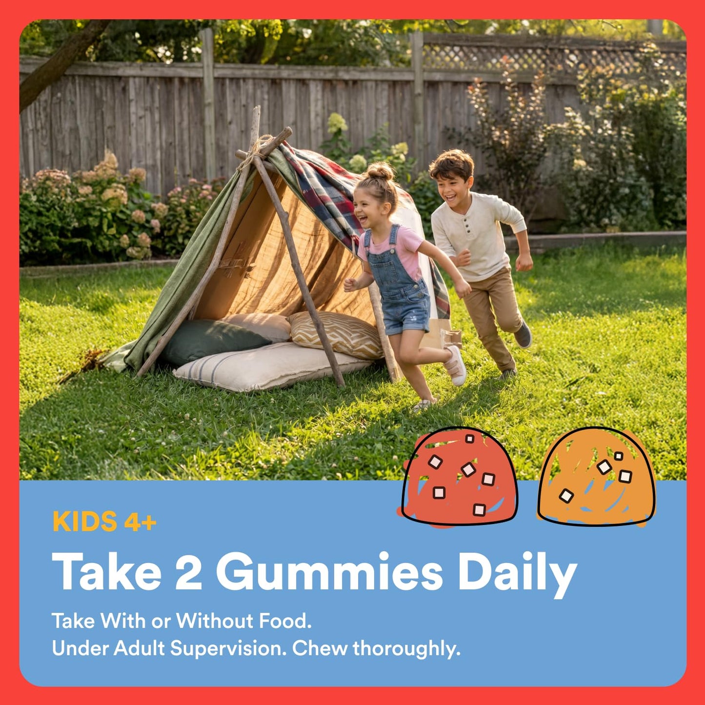 SmartyPants Kids Multivitamin Gummies with Omega 3 DHA/EPA, Vitamins D3, C, B12, B6, A, K, and Zinc, Gluten Free, Clean Label, Three Fruit Flavors, 60 Gummies (30 Day Supply) Gsupps Australia