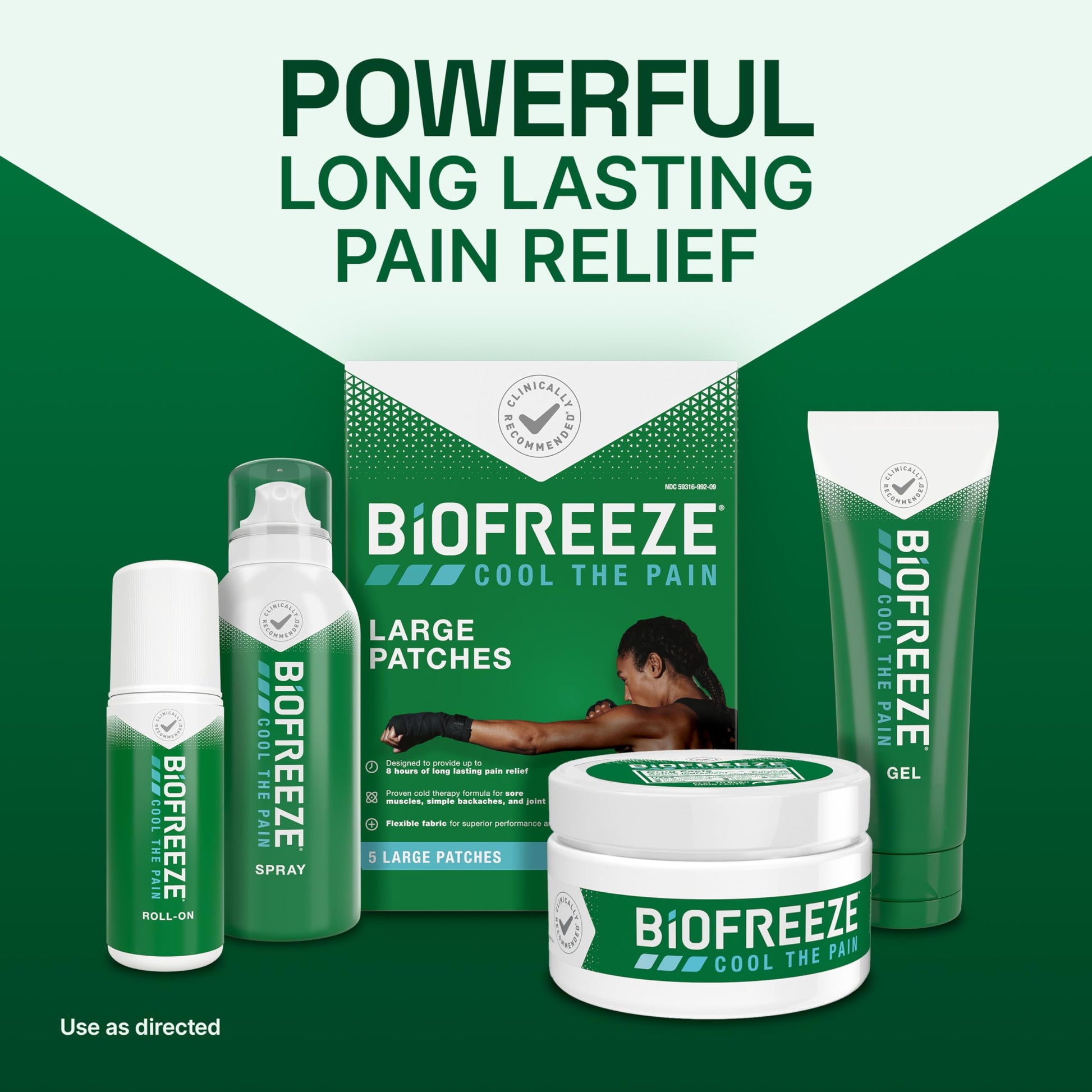 Biofreeze Dry Stick, Mess-Free Relief for Neck, Shoulder, Knee, Hip, Hand & Joint, Cooling Menthol Pain Relief Stick, Up to 100 Uses Biofreeze buy australia supplements