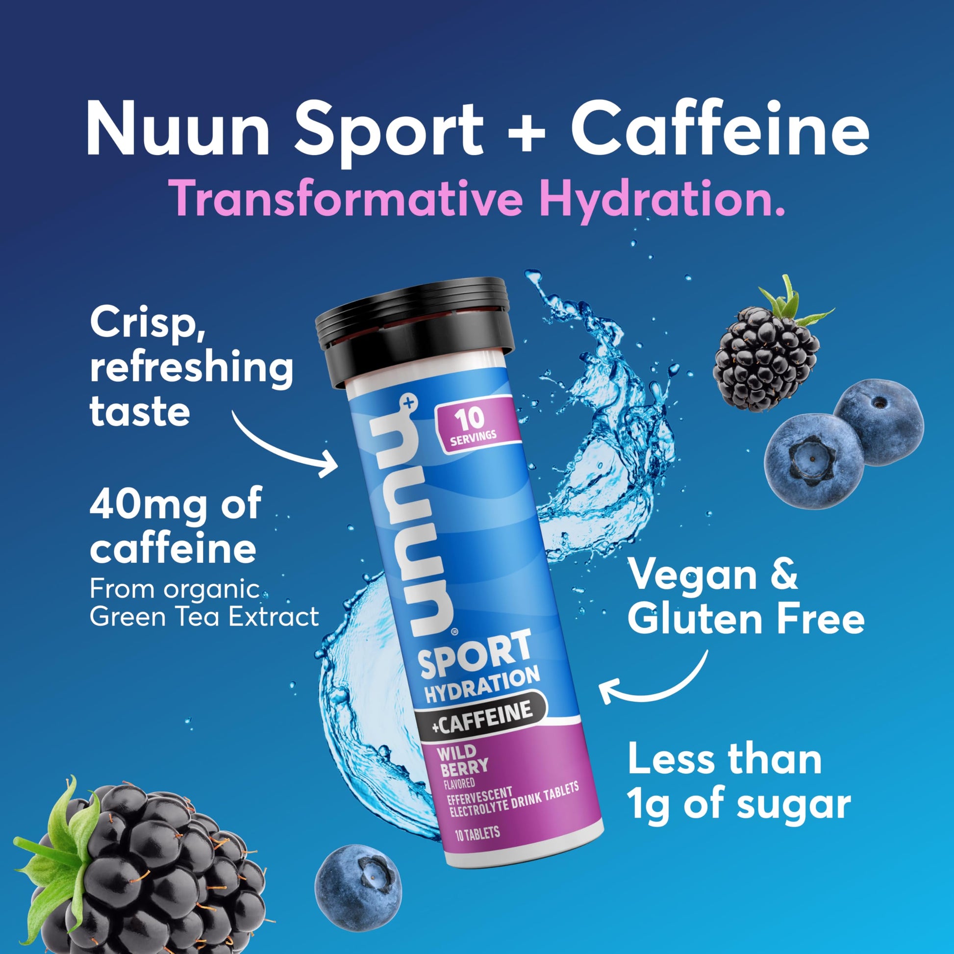 Nuun, Electrolyte Drink Tabs Energy Wild Berry, 8 Count, 1.9 Ounce Nuun buy australia supplements