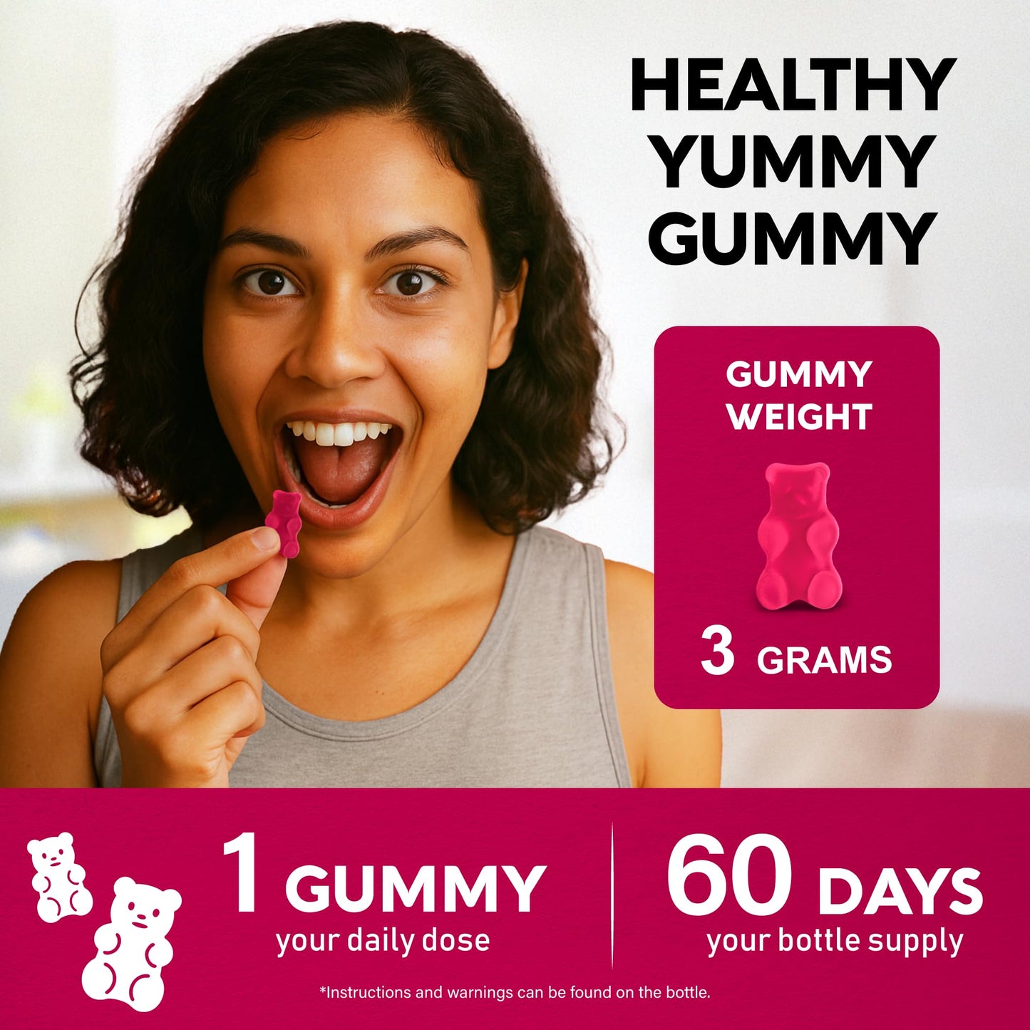 Vitamin B-Complex Gummies for Women & Men - Vitamin B12, B1, B2, B3, B5, B6, B7 & B9 - B Complex with Vitamin C & Choline - Energy, Brain & Mood NUTRAHARMONY