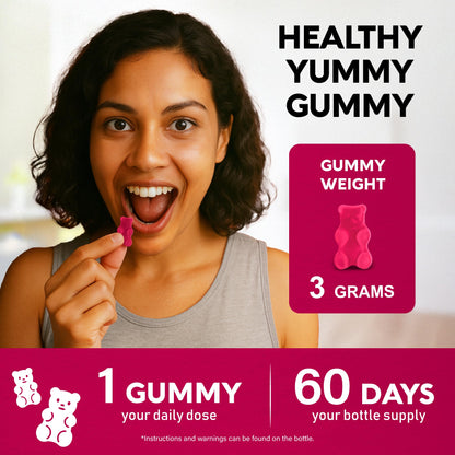 Vitamin B-Complex Gummies for Women & Men - Vitamin B12, B1, B2, B3, B5, B6, B7 & B9 - B Complex with Vitamin C & Choline - Energy, Brain & Mood NUTRAHARMONY
