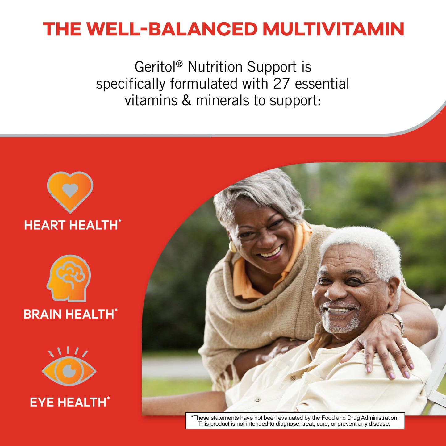 Geritol, Multivitamin Supplement, Contains B-Vitamins, Antioxidants, Vitamins C, E & D and Iron, 26 Essential Vitamins and Minerals, Gluten-Free Geritol