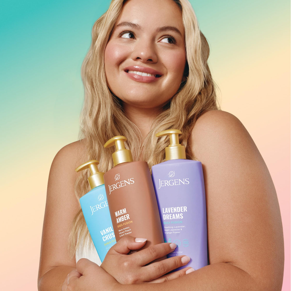 Jergens Shea Fusion Vanilla Crush Body Lotion, Dry Skin, 14 fl oz Jergens