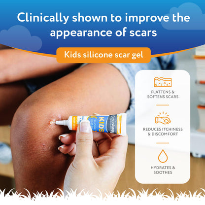 ScarAway Kids Scar Gel, Medical-Grade Silicone Scar Gel, Clear, 6g ScarAway