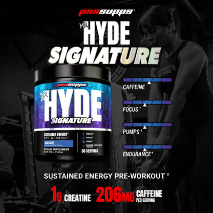 ProSupps Mr. Hyde Signature Pre Workout Powder with Creatine, Beta Alanine & Caffeine - Performance, Energy & Endurance - Clean Fitness & Gym Supplements for Men & Women = ProSupps