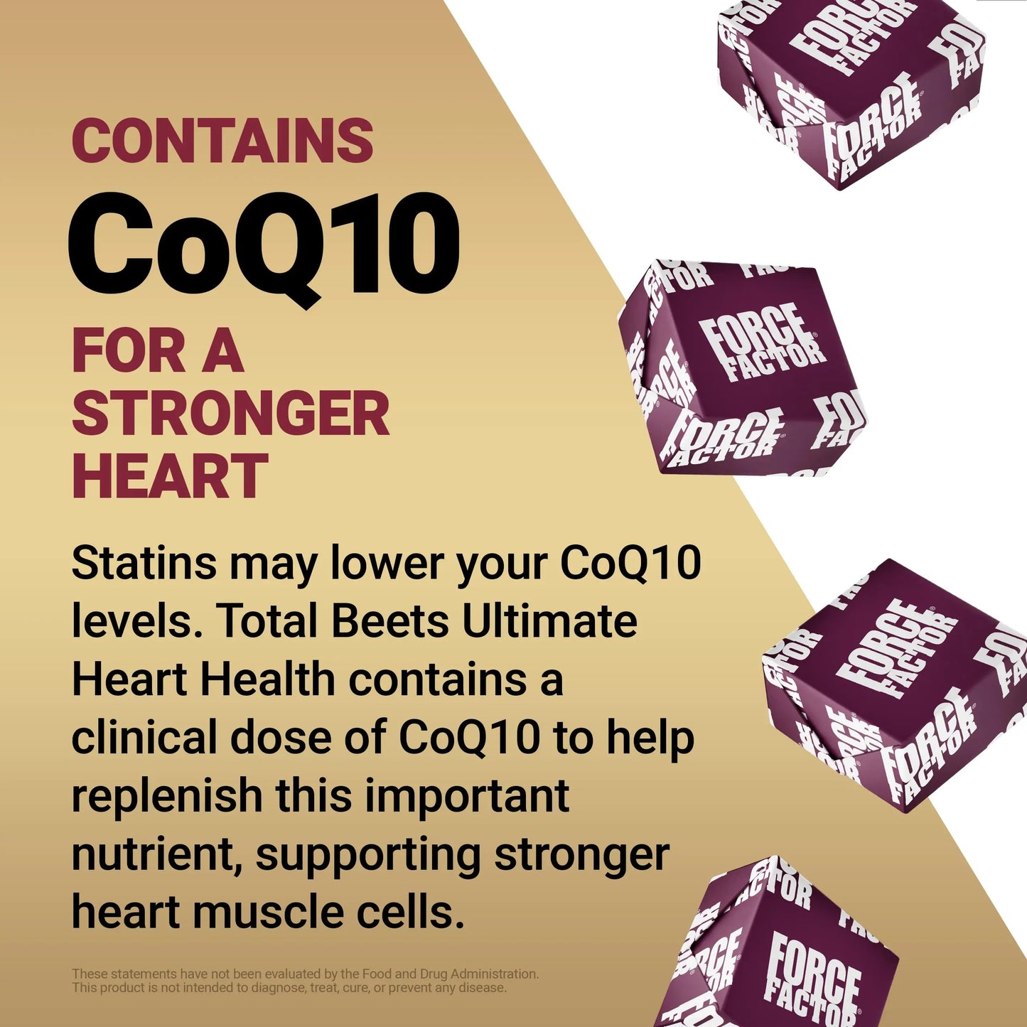 Force Factor Total Beets Ultimate Heart Health Chews for Blood Pressure Support, with Beetroot Powder, CoQ10, B Vitamins & Grapeseed Extract for Blood Flow Force Factor