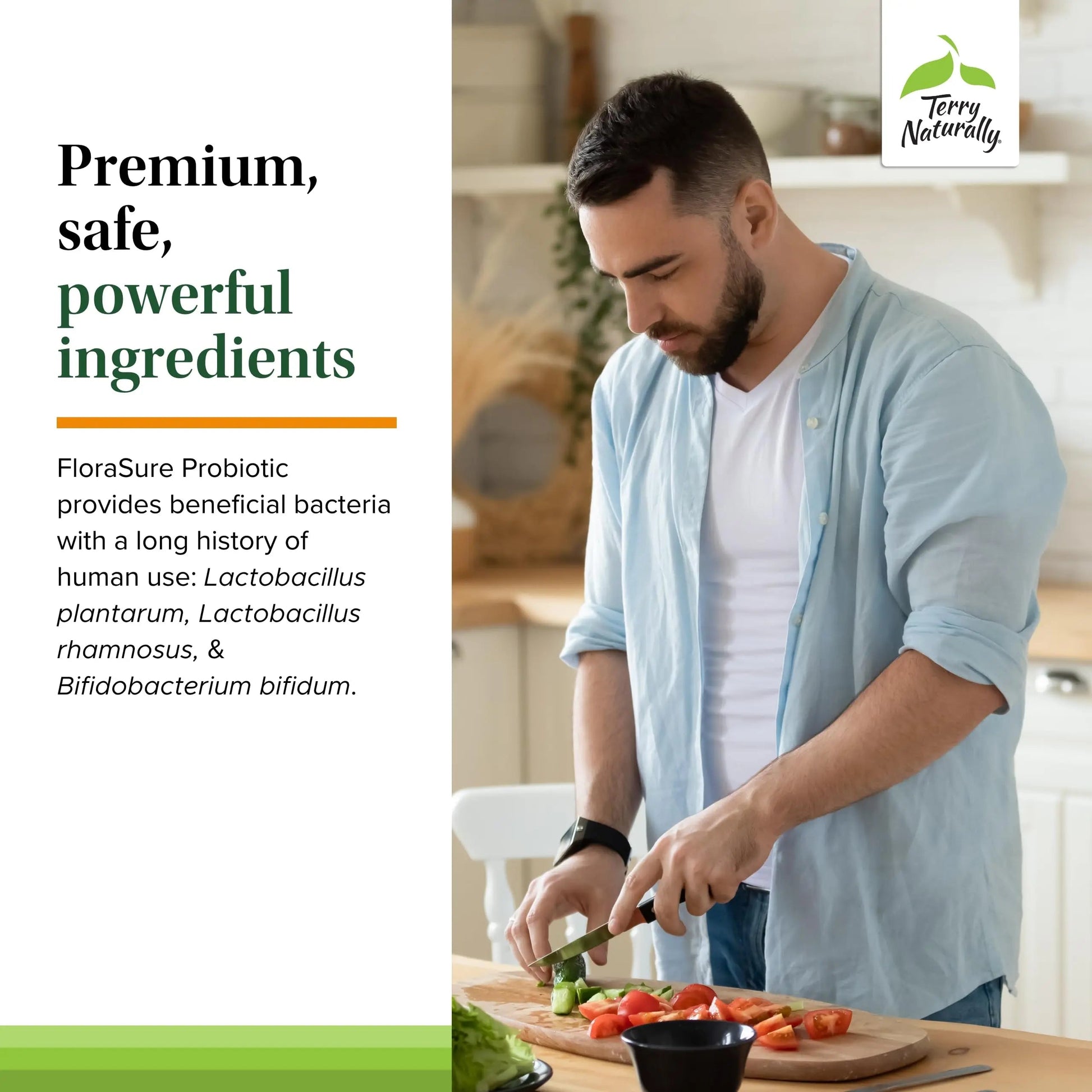 Terry Naturally FloraSure Probiotic - Digestion Supplement to Aid Against Occasional Bloating & Support Gas Relief - Gut Health Support with Bifidobacterium Bifidum - 30 Capsules (Pack of 2) Terry Naturally buy australia supplements