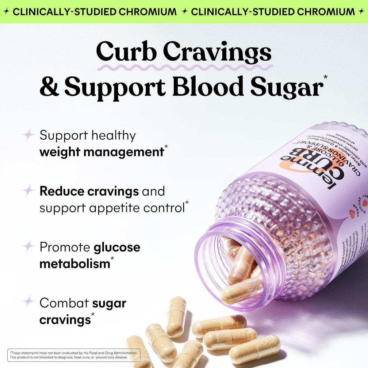 Lemme Curb Cravings, Improve Carb Metabolism, Support Weight Management w/Clinically Studied Chromium Picolinate, Bitter Melon, Ceylon Cinnamon Lemme