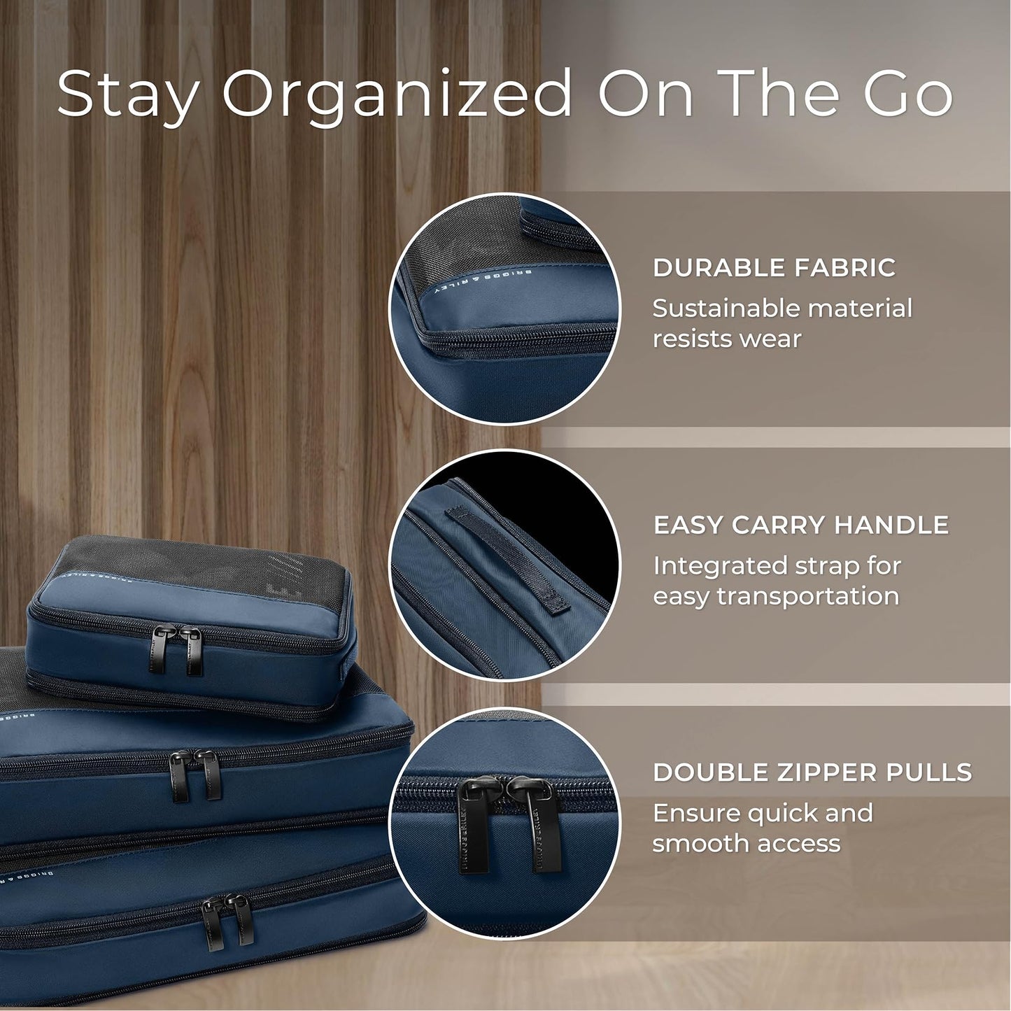Briggs & Riley Travel Essentials Carry-On Compression Packing Cube Set Gsupps Australia