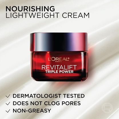 L'Oreal Paris Revitalift Triple Power Face Cream, 2.55 oz L'Oreal Paris