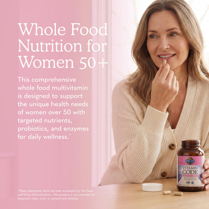 Garden Of Life, Vitamin Code 50 Wiser Womens Multi 120 Organic, 120 Count Gsupps Australia