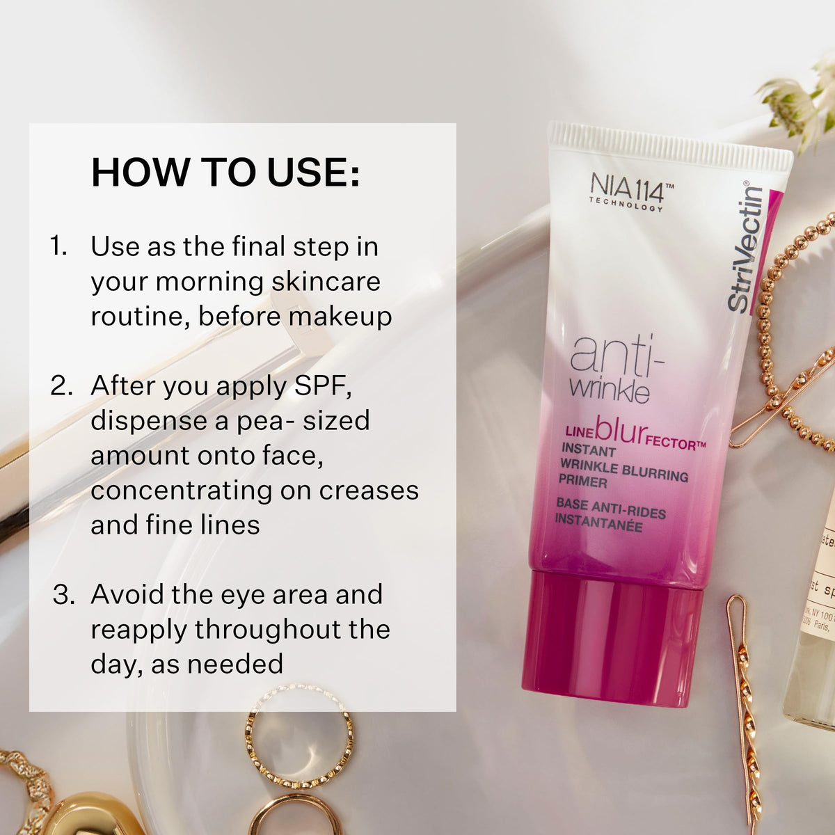 StriVectin Line BlurFector® Instant Wrinkle Blurring Primer, 1 oz StriVectin
