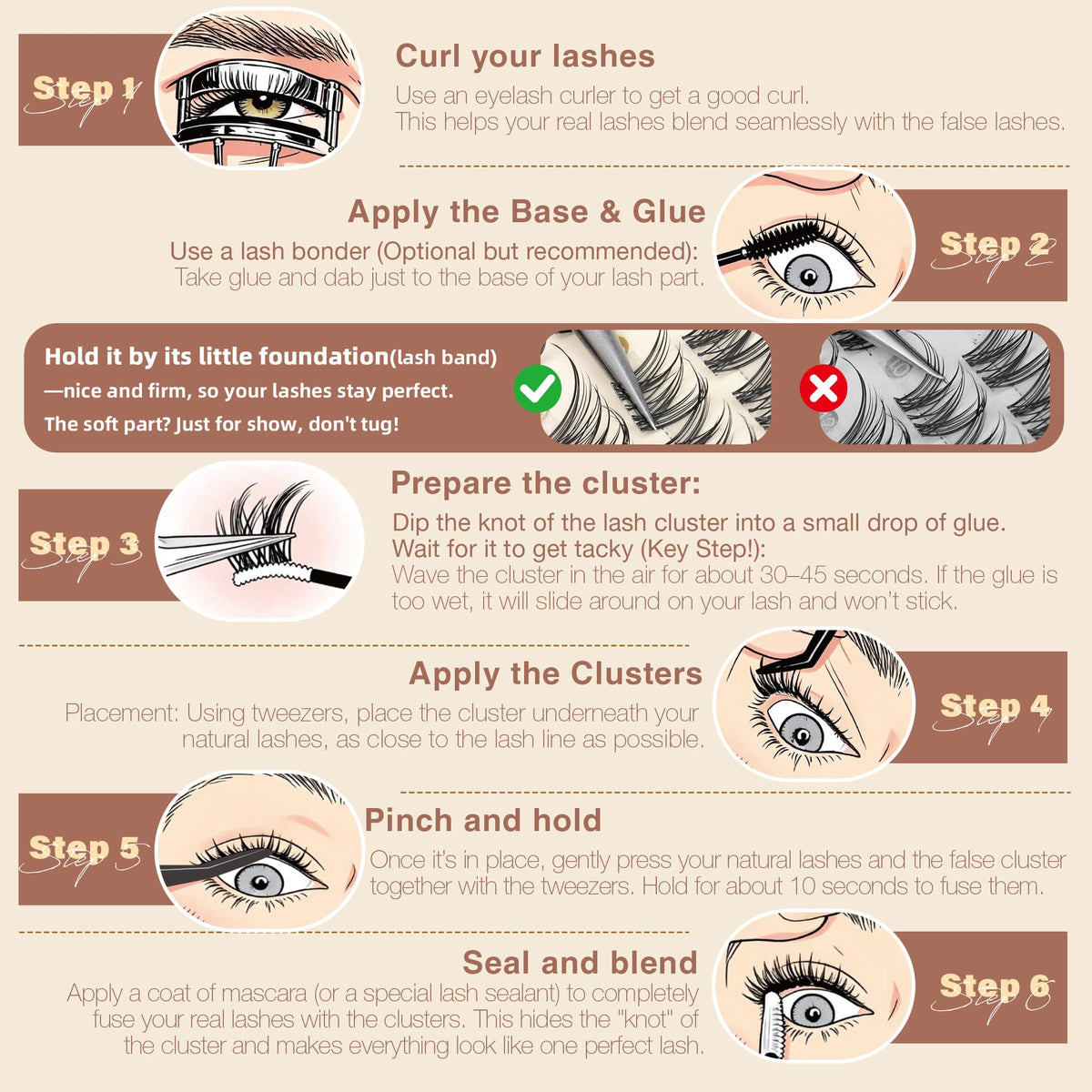 Spider Lash Clusters Breeze Wispy Eyelash Clusters D Curly Clusters Eyelash Extensions Natural 8-14MM Kim K Style Lash Extensions with Invisible Band for DIY at Home ALICROWN ALICROWN HAIR