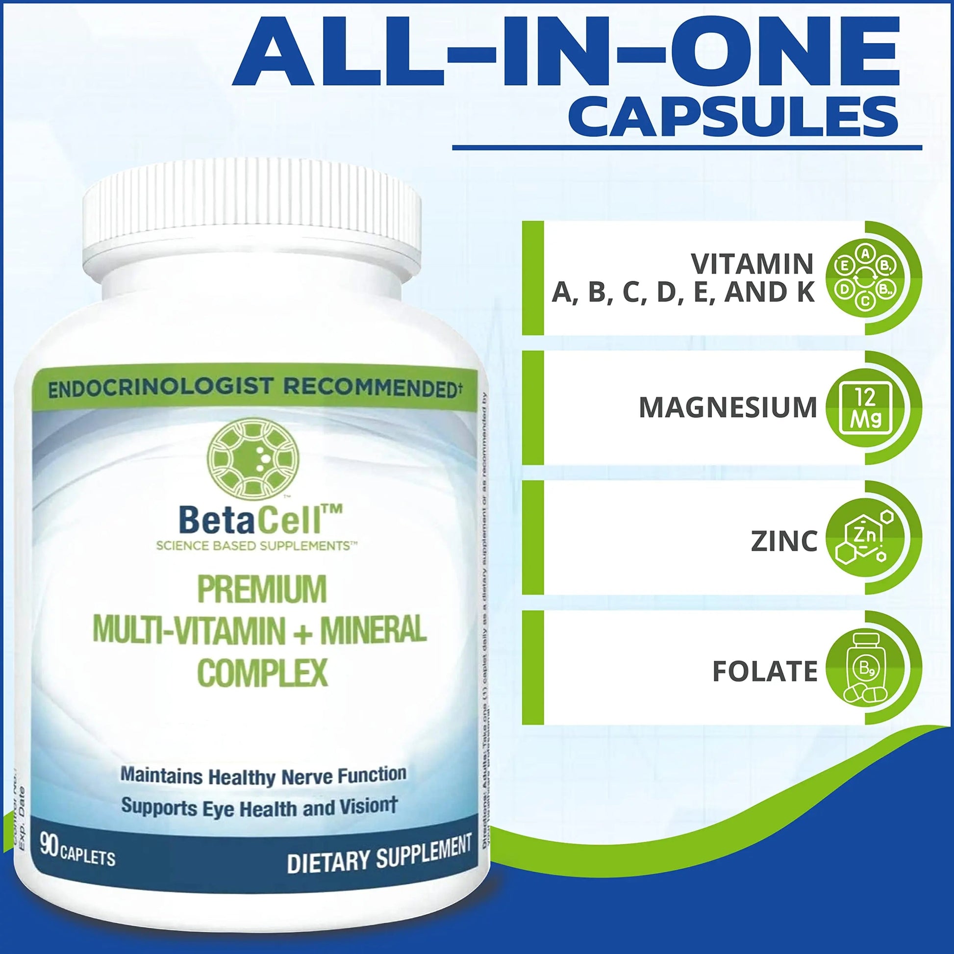 BETACELL Multivitamin Mineral Complex - Multivitamin for Men and Women - Vitamin Supplements - Pure Encapsulations Multivitamin BETACELL buy australia supplements