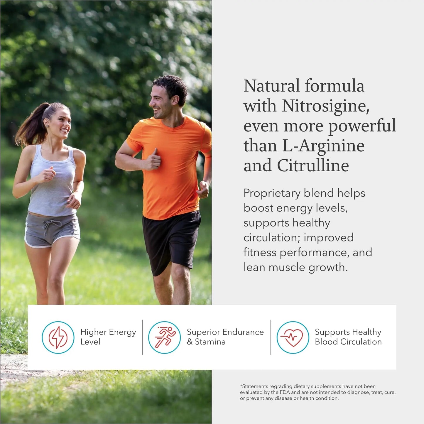 Juvenon BloodFlow-7 Nitric Oxide Supplements for Men & Women - Natural Nitric Oxide Booster with Nitrosigine® + S7® Juvenon
