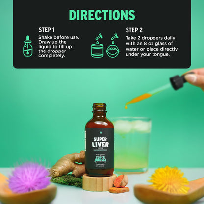 SuperBonsai Super Liver Support with Milk Thistle - All Natural Liver Cleanse Detox & Repair Aid - Doctor-Formulated Liver Supplement SuperBonsai