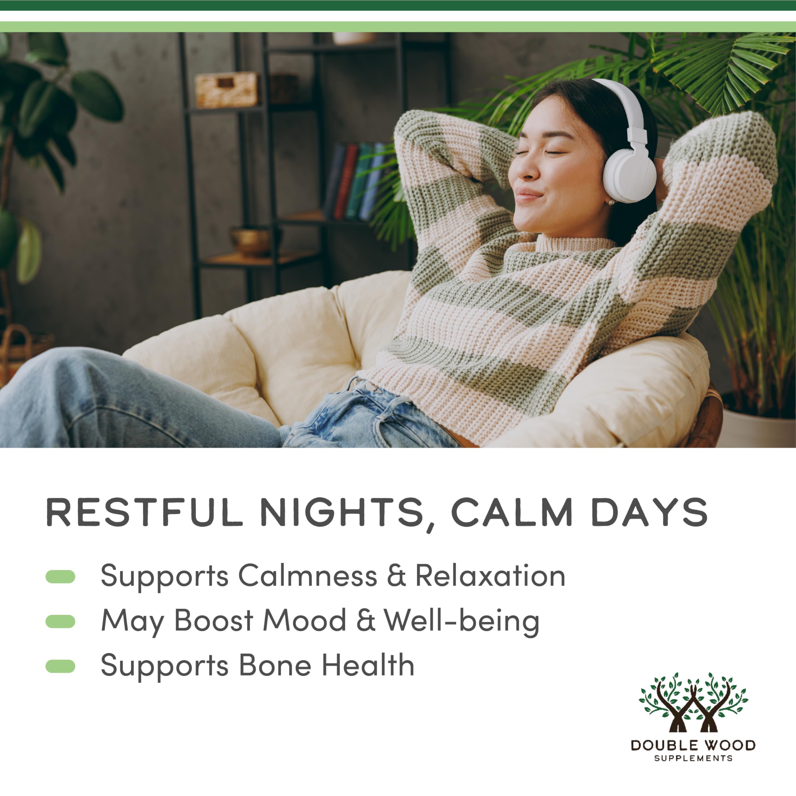 Magnesium Glycinate 400mg | 180 Capsules | Sleep, Muscle, & Heart Support | Vegan, Third Party Tested, Gluten Free, Non-GMO, by Double Wood Supplements Double Wood Supplements buy australia supplements