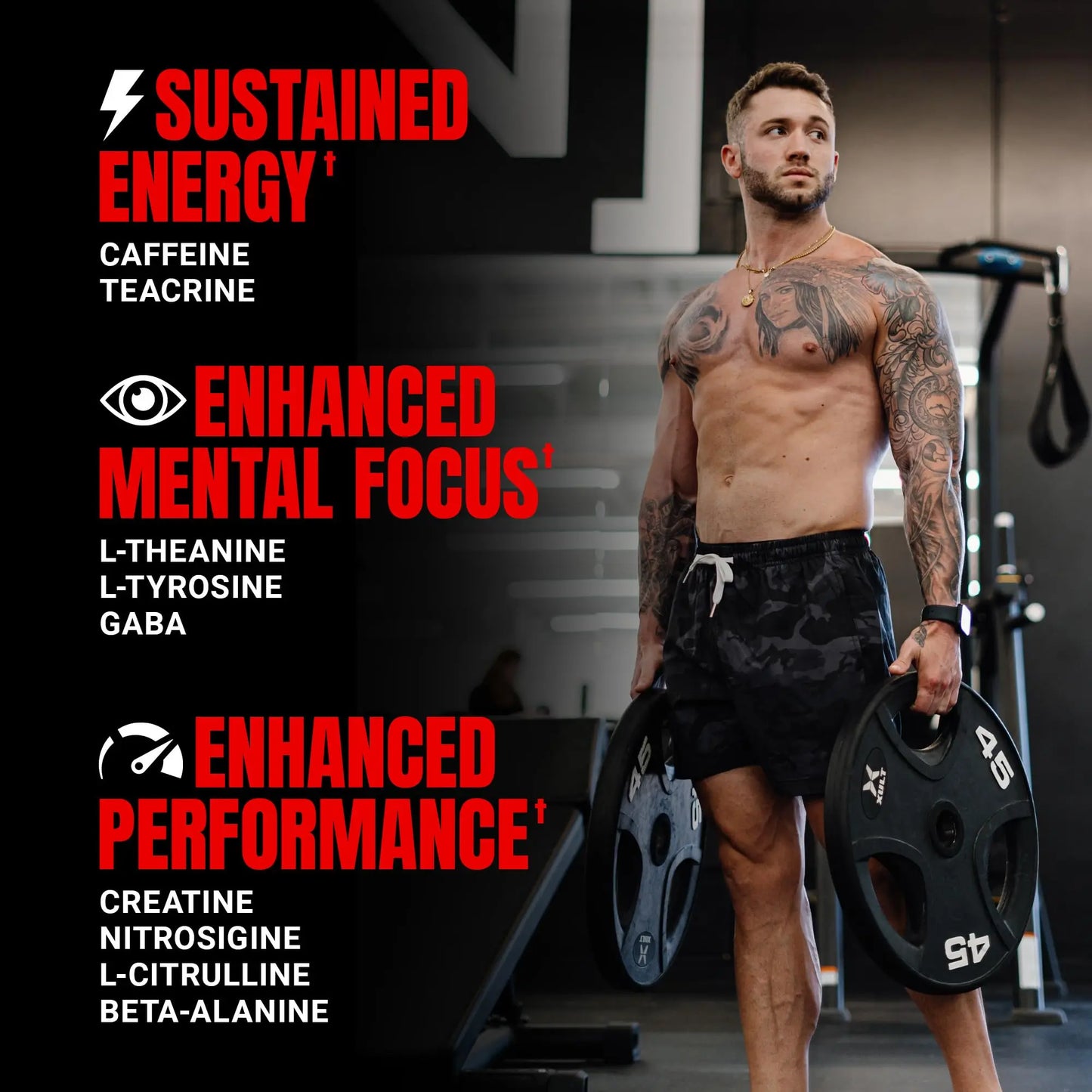 ProSupps Mr. Hyde Signature Pre Workout Powder with Creatine, Beta Alanine & Caffeine - Performance, Energy & Endurance - Clean Fitness & Gym Supplements ProSupps
