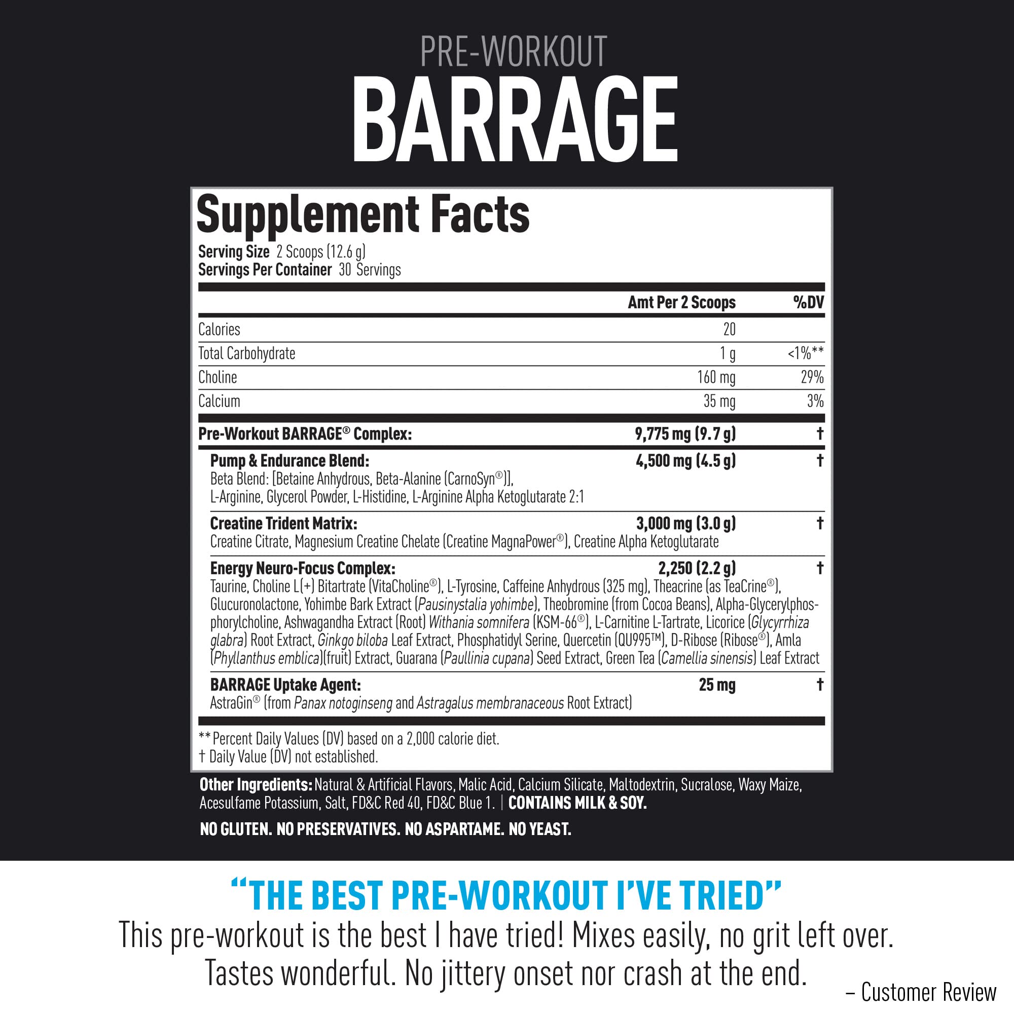 (CORE)ACTIVE Barrage Pre Workout Powder - Preworkout for Women & Men, Creatine (CORE)ACTIVE buy australia supplements