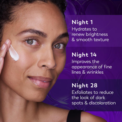 Olay Retinol Night Cream for Women, Anti-Aging Face Moisturizer, Fragrance-Free, Non Greasy - Anti-Wrinkle, Smooth Fine Lines, Hydrating Skin Care - Triple Collagen Cream, Peptide, Niacinamide, 1.7oz Olay