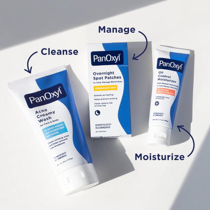 PanOxyl Antimicrobial Acne Creamy Wash, 4% Benzoyl Peroxide, 6 Ounce PanOxyl