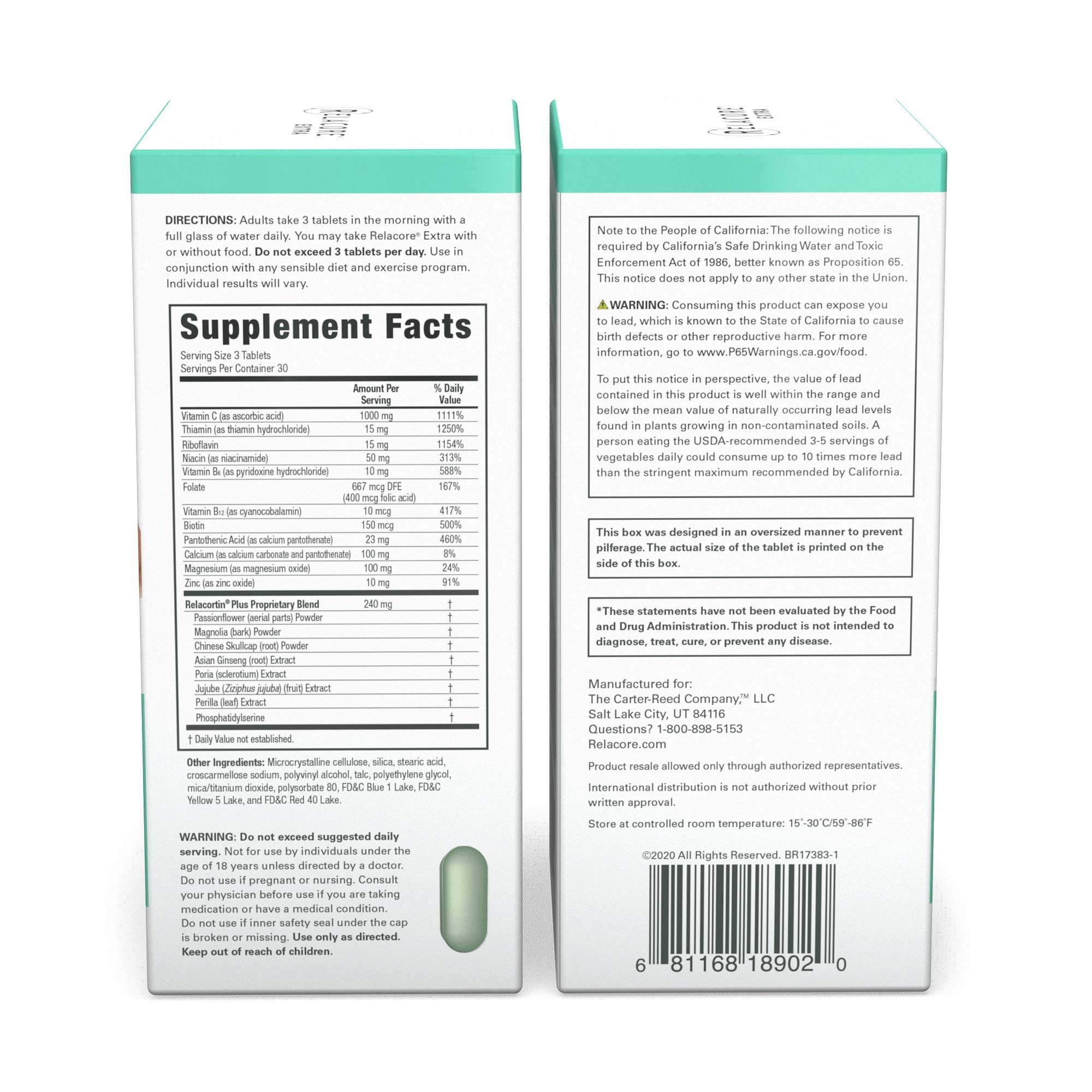 Relacore Extra Maximum Strength - Cortisol Supplements for Women - Reduce Cortisol Related Belly Fat - Stress Relief Supplement - Calm Mind Relacore buy australia supplements