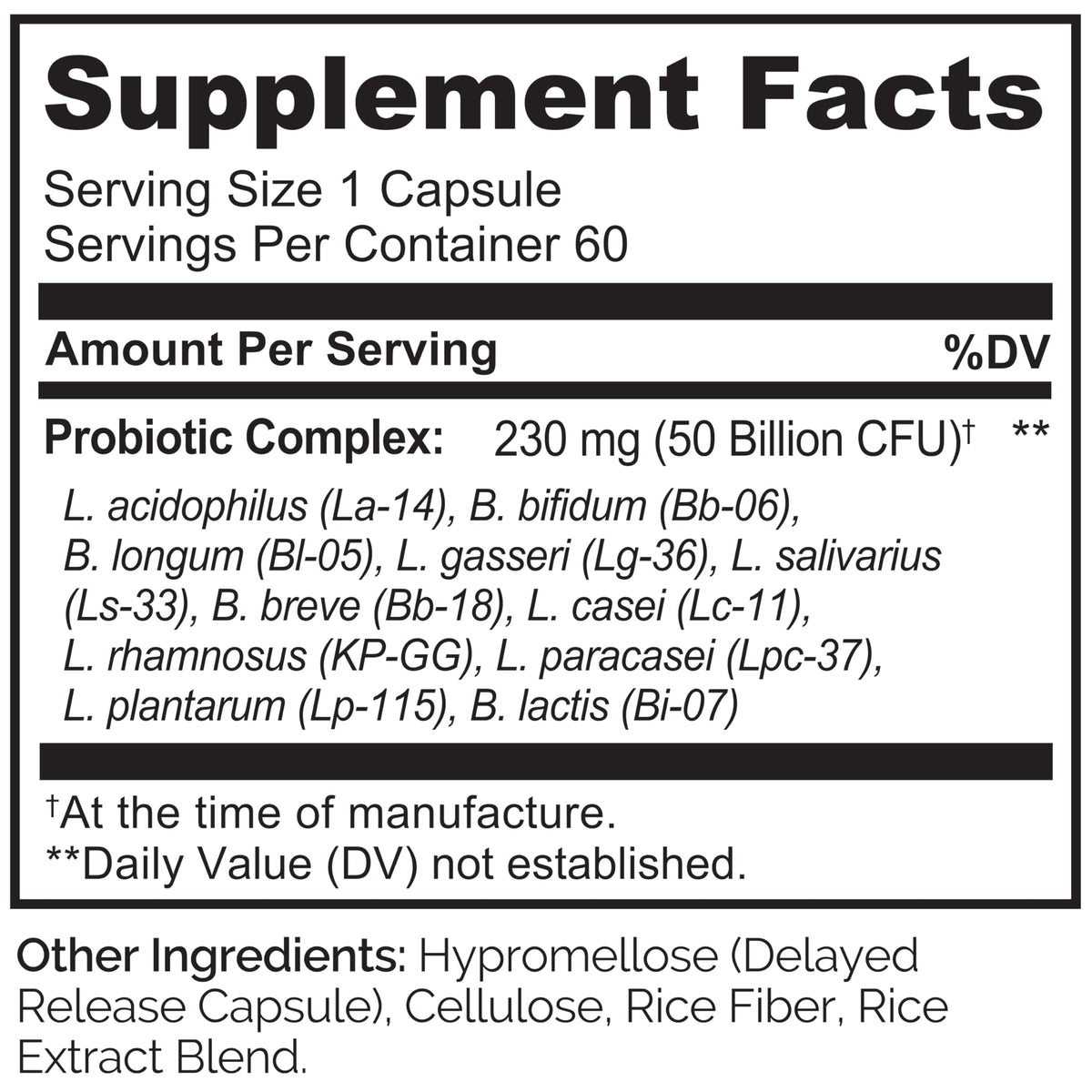 NATURELO Probiotics for Digestive Health - 50 Billion CFU, 11 Strains, Daily Use Supplement - Boosts Immune System, Delayed Release, NATURELO