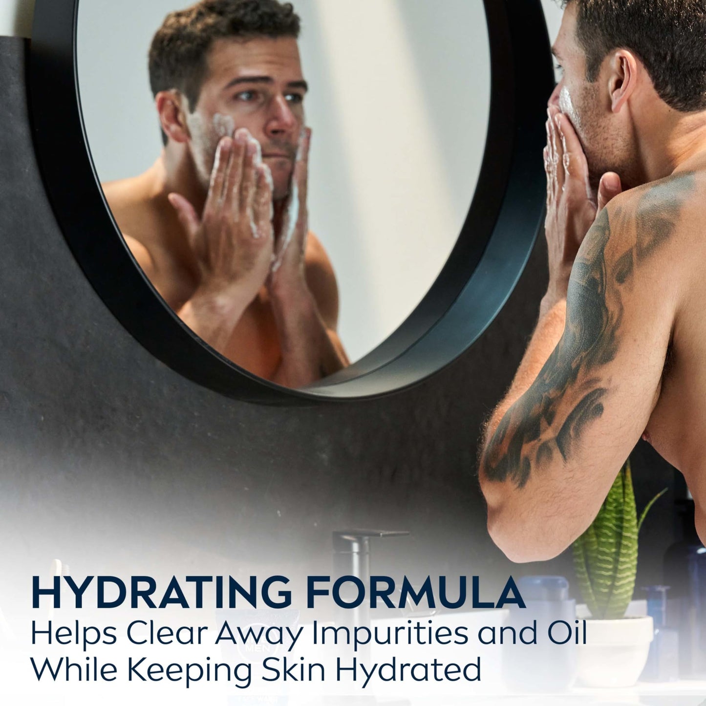 NIVEA MEN Maximum Hydration Face Wash, Face Wash with Provitamin B5 and Aloe Vera NIVEA MEN