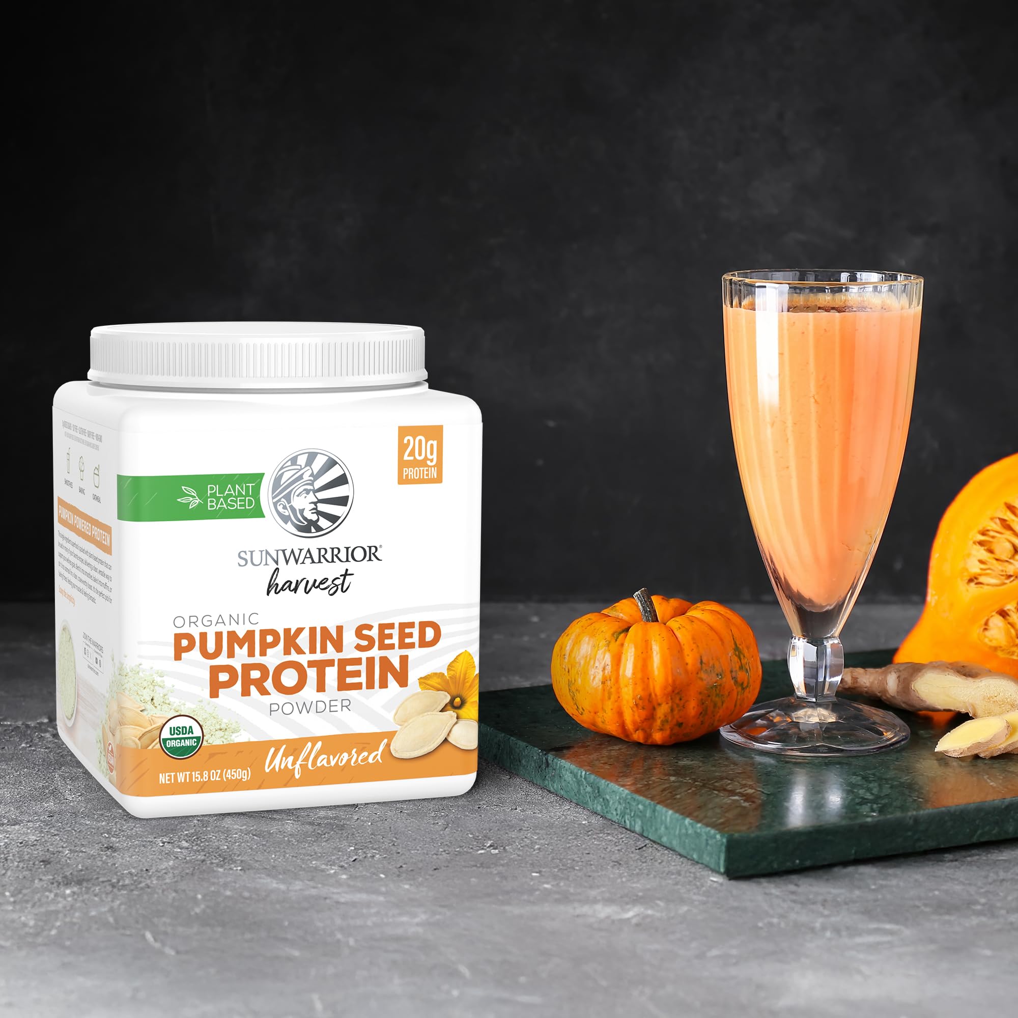 Organic Pumpkin Seed Protein Powder Cold Pressed, Simple Single-Ingredient Superfood Plant-Based, Easy to Digest All 9 Essential Amino Acids Mild Flavor for Smoothies Sunwarrior buy australia supplements