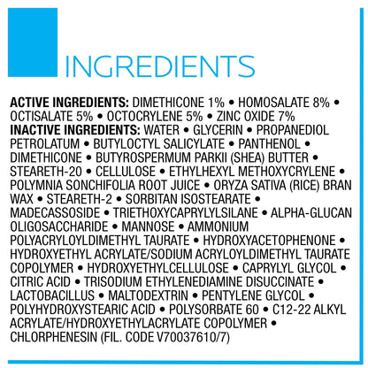 La Roche-Posay Cicaplast Balm B5 UV SPF 50, Vitamin B5 + Shea Butter + Tribioma + Madecassoside + Zinc Oxide Sunscreen La Roche-Posay