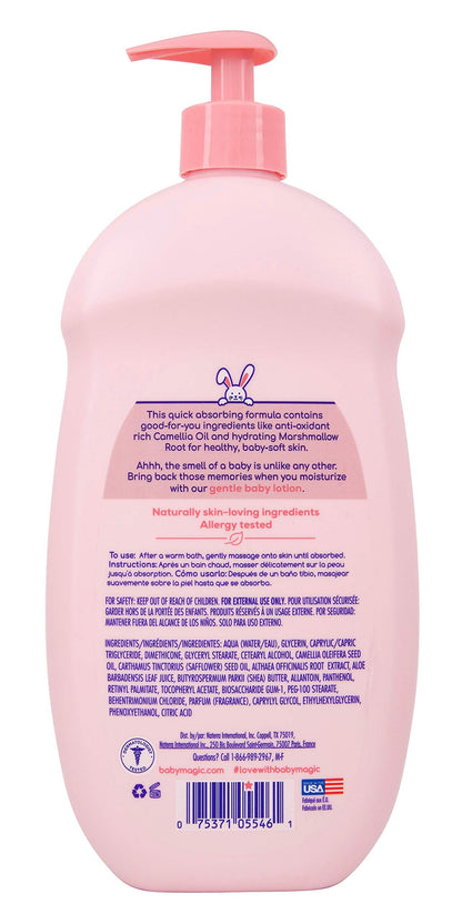 Baby Magic Gentle Lotion, Original Baby Scent, 30 Fl Oz Baby Magic