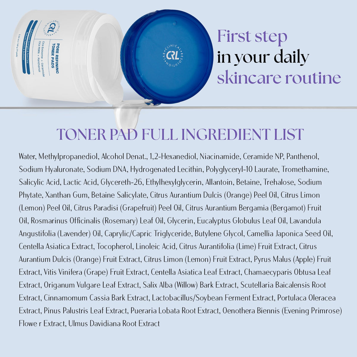 Clinical Resolution Exfoliating Pore Refining Toner Pads for Face, 75 Count Clinical Resolution
