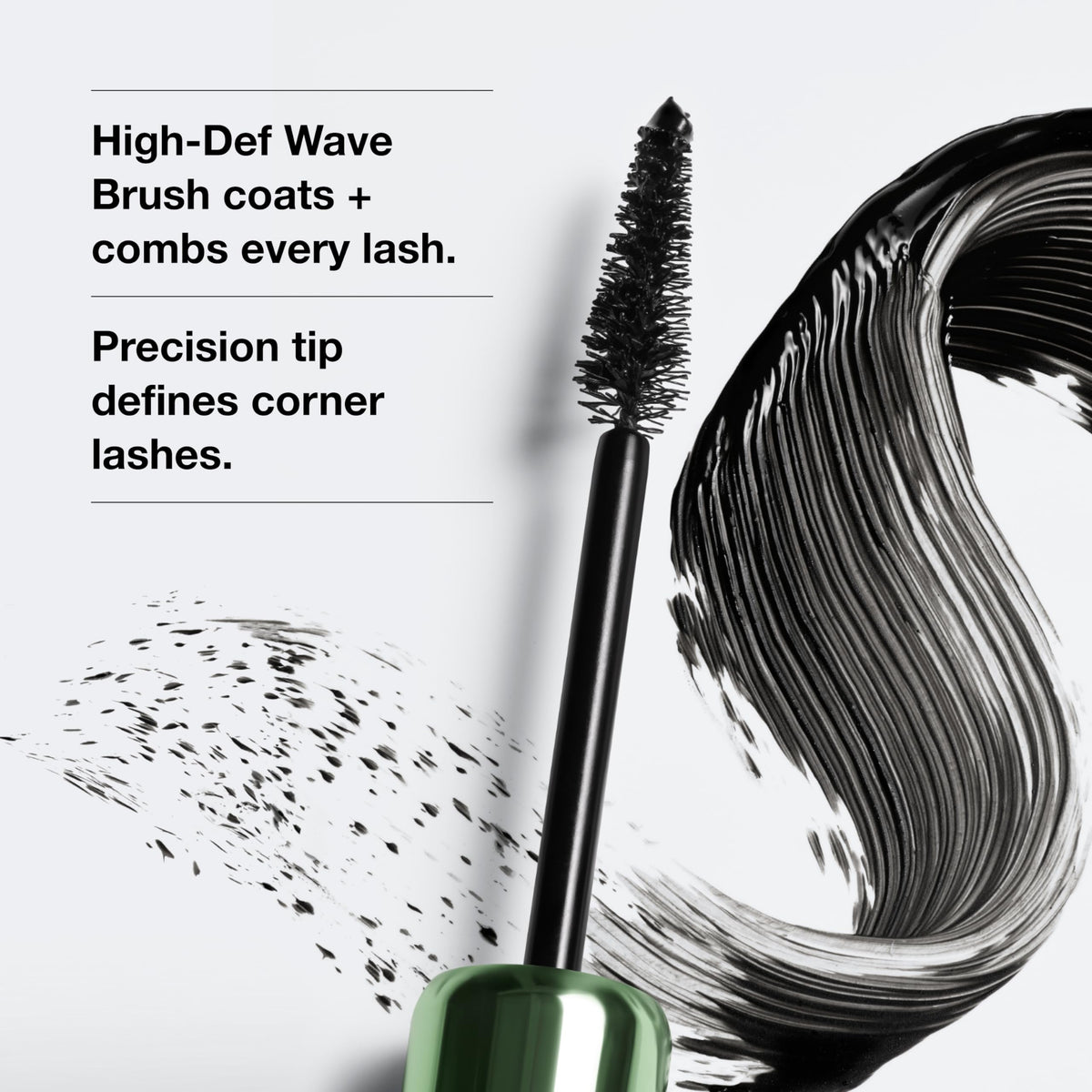 Clinique High Impact High-Fi Full Volume Mascara | Volume, Length, Non-Clumping, Smudge-Proof + Safe For Sensitive Eyes, Black Clinique