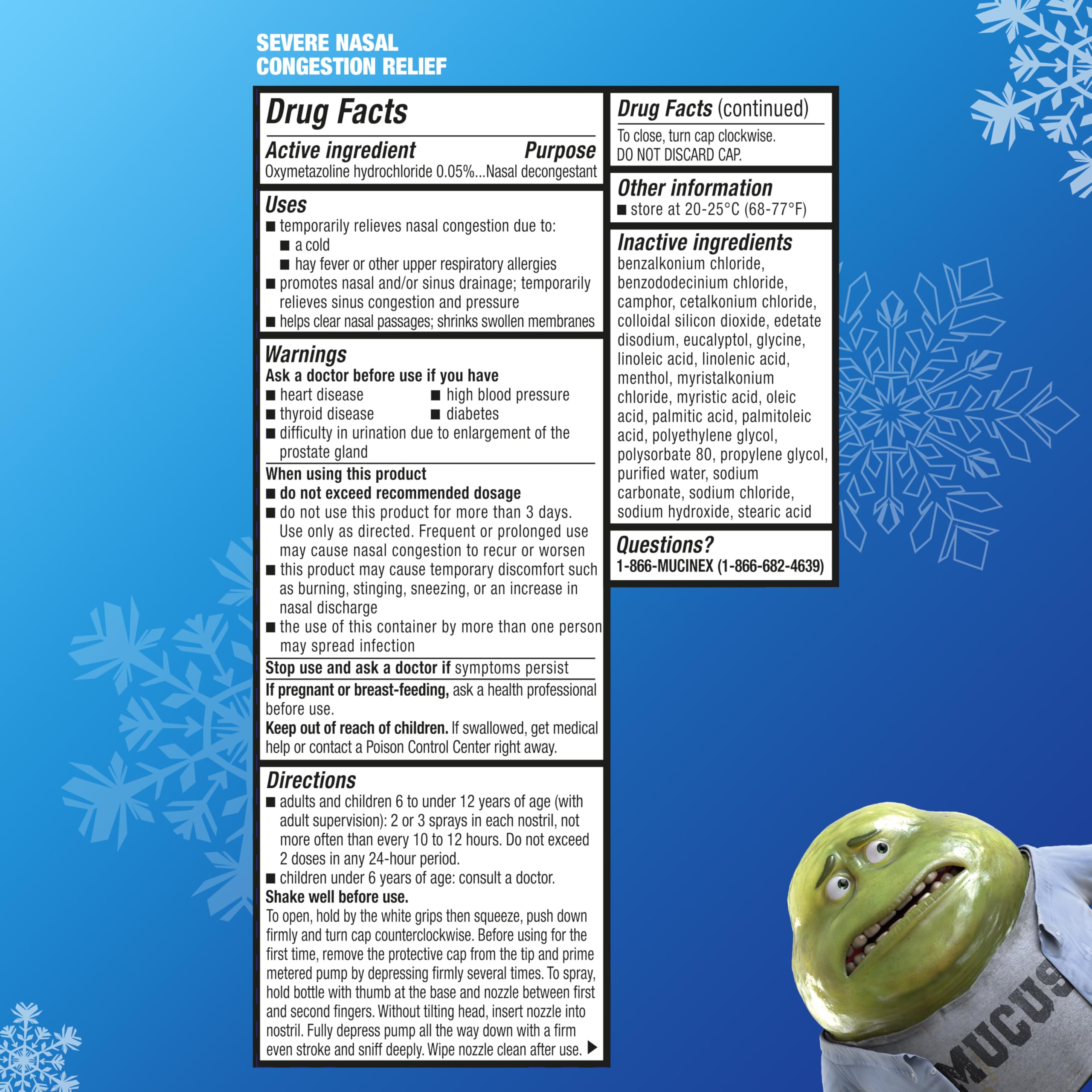 Mucinex Sinus-Max Nasal Spray Decongestant, 12 Hour Over-The-Counter Medication Nose Spray for Sinus Relief, Nasal Decongestants for Adults & Sinus Congestion, Clear & Cool 3/4 Fl Oz(22ML) Mucinex buy australia supplements