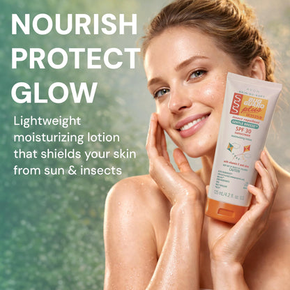 AVON SSS Bug Guard Plus IR3535 Gentle Breeze SPF 30 Lotion - 4.2 oz AVON