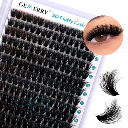 GEMERRY Lash Clusters 3D Effect 100P 10-18mm GEMERRY