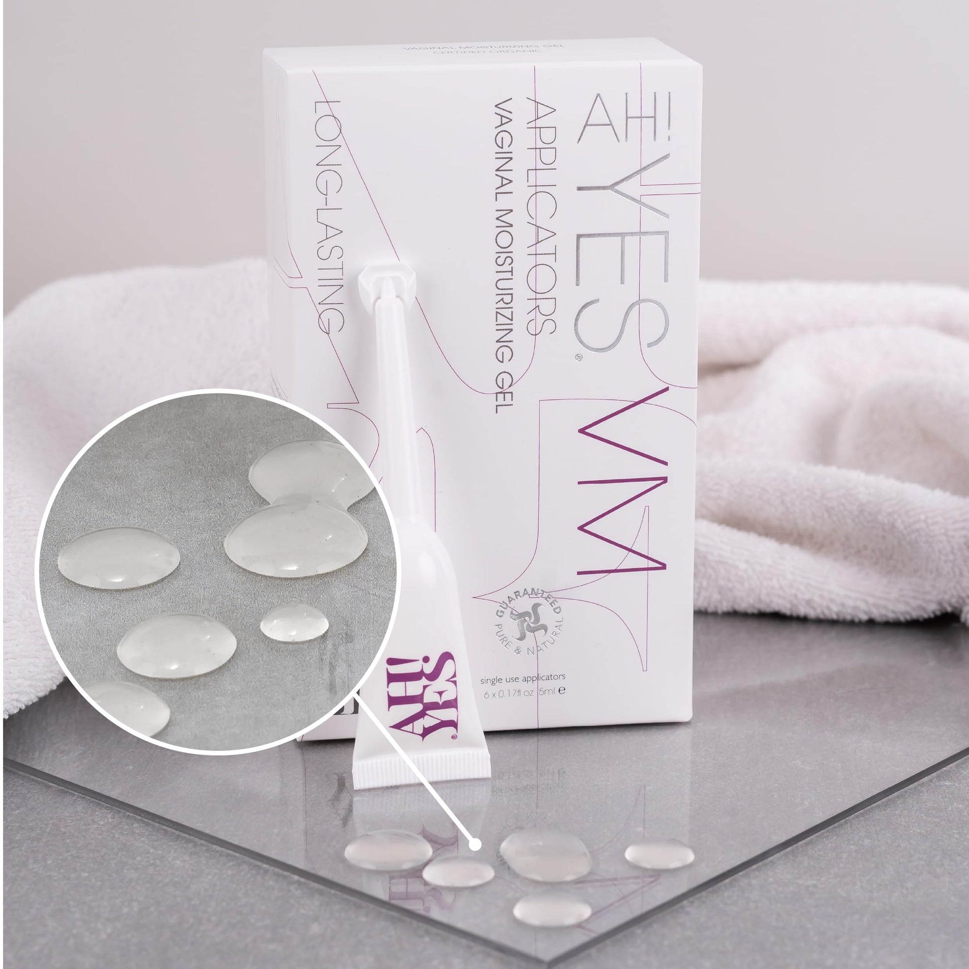AH! YES® Long Lasting Vaginal Moisturizer for Vaginal Dryness, Water Based & Estrogen-Free, 6 Pre-Filled Applicators AH! YES buy australia supplements