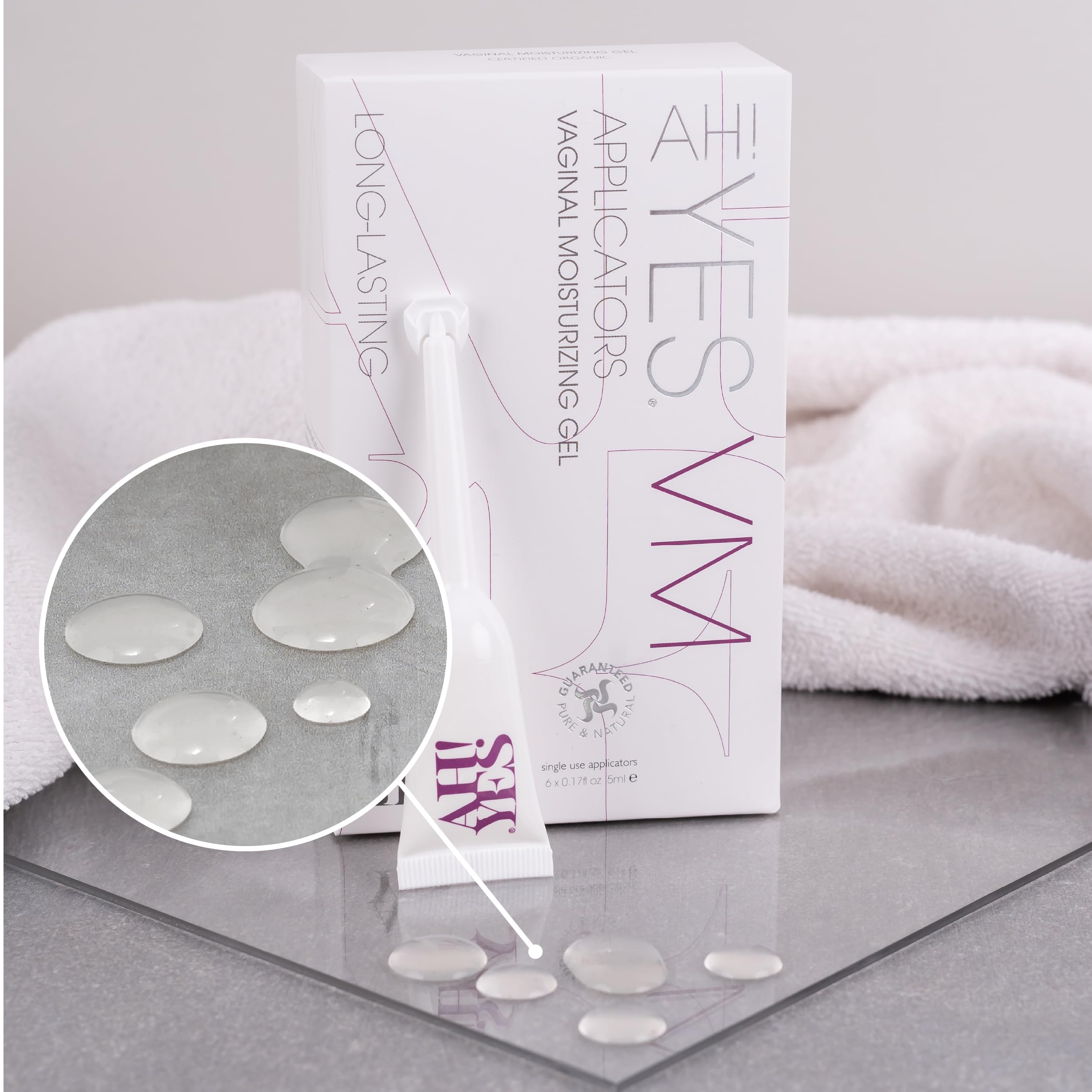 AH! YES® Long Lasting Vaginal Moisturizer for Vaginal Dryness, Water Based & Estrogen-Free, 6 Pre-Filled Applicators AH! YES buy australia supplements