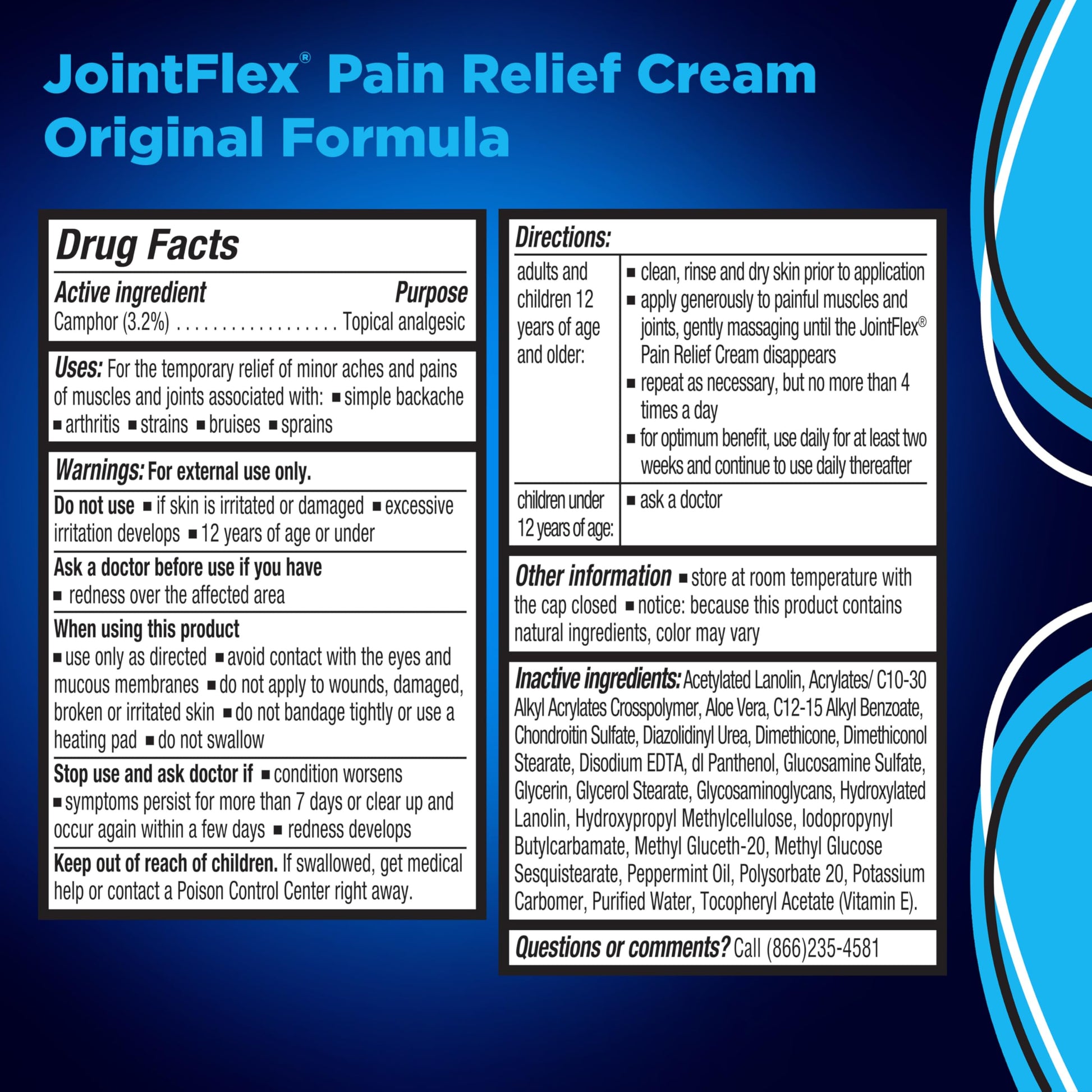 JointFlex Pain Relief Cream, Arthritis Pain Relief, Joint Pain Relief, 4 Ounce Tube JointFlex buy australia supplements