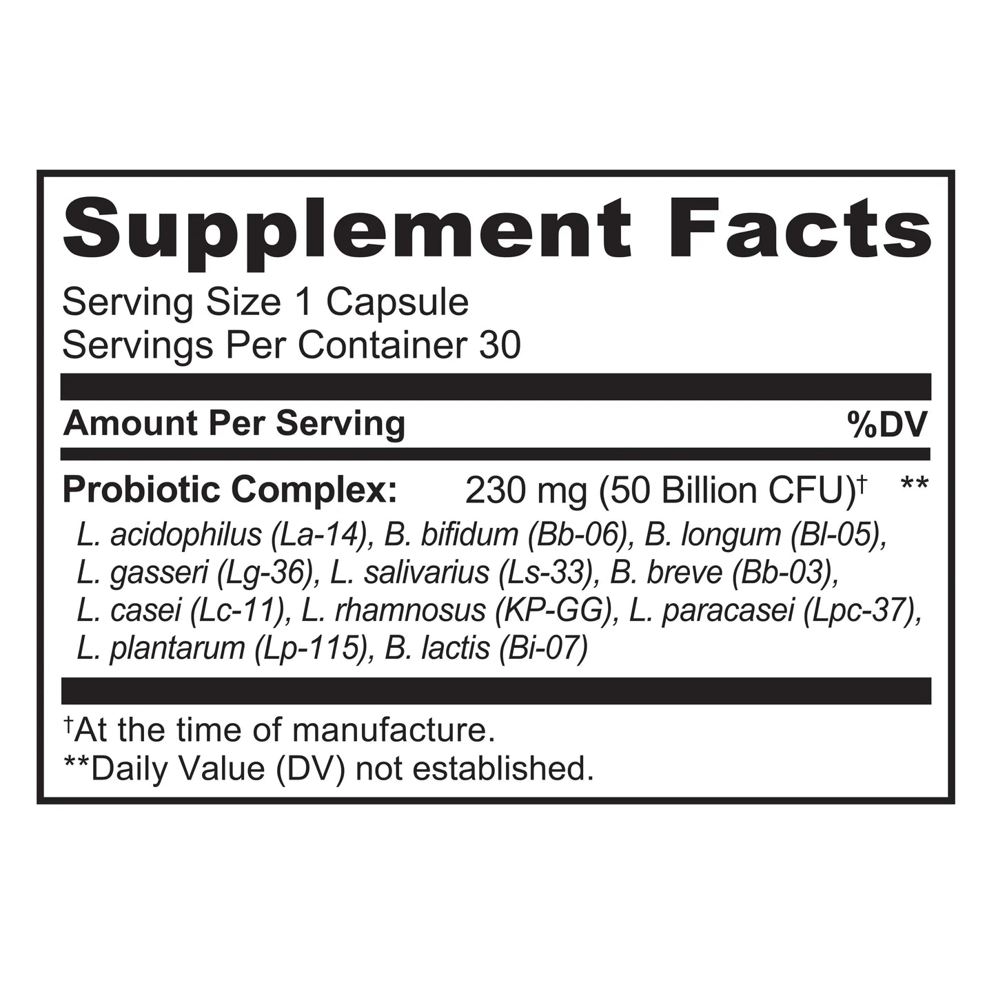 NATURELO Probiotics for Digestive Health, 50 Billion CFU, 30 Vegetarian Capsules, 11 Strains, Daily Use Supplement, Delayed Release, No-Fridge, Helps Boost Immune System, NATURELO