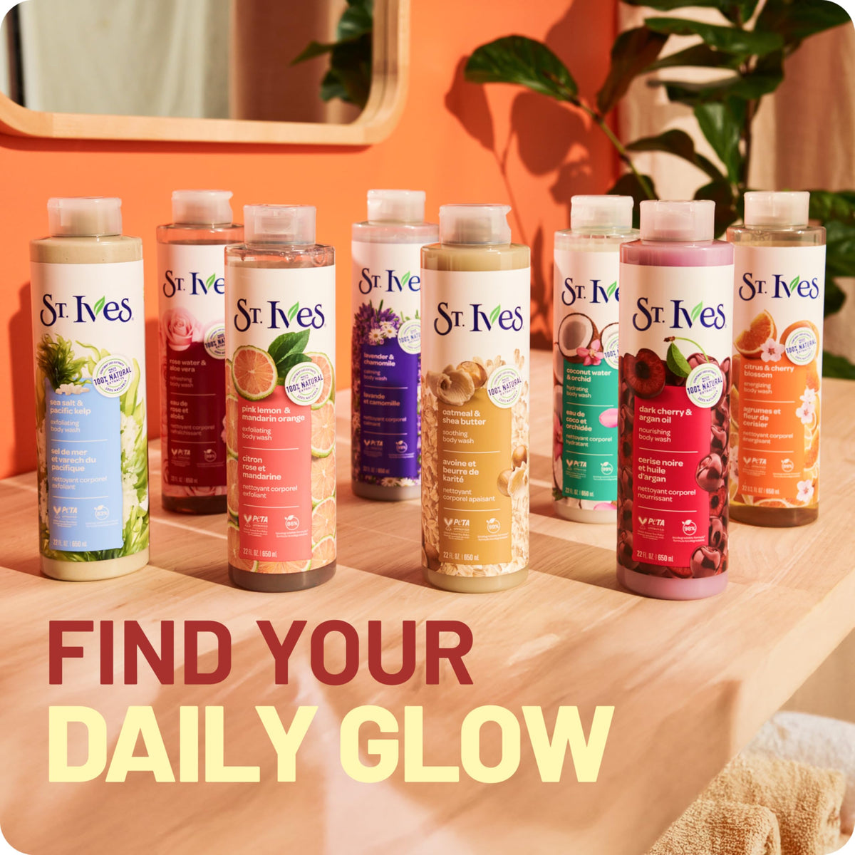 St. Ives Body Wash Pink Lemon and Mandarin Orange 22 Ounce St. Ives