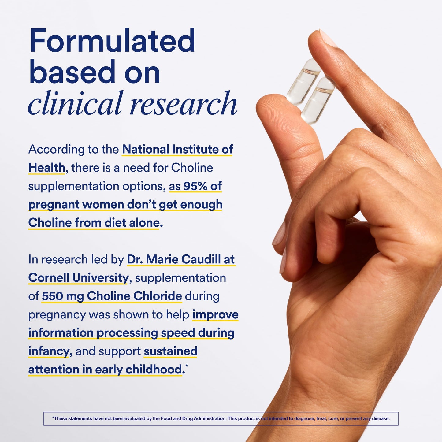 Ritual Natal Choline Supplement - 550mg - to Support Baby’s Cognitive Function When Taken During Pregnancy and Postpartum Choline Content in Breastmilk Ritual