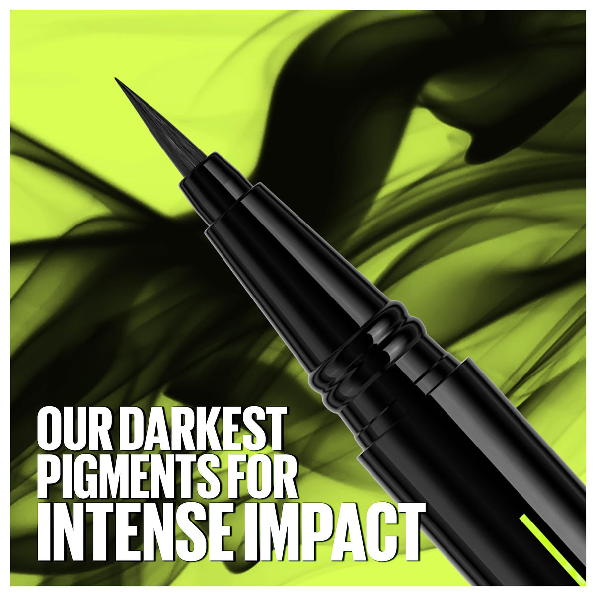 Maybelline Tattoo Studio Ink Pen Eyeliner, Waterproof & Smudge Resistant Liner, Up to 24 Hours Eye Makeup Wear, Jet Black, 1 Count MAYBELLINE