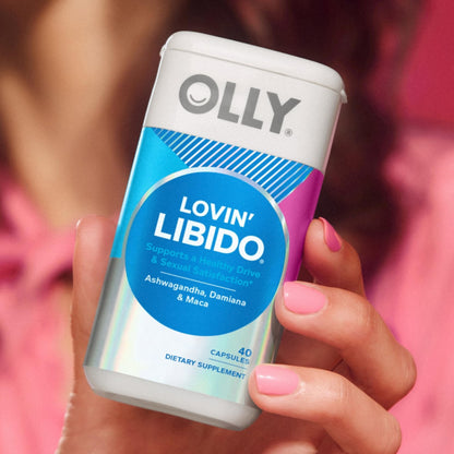 OLLY Lovin Libido Capsules, Boost Desire With Ashwagandha, Maca & Damiana, Vegetarian, Supplement for Women, 20 Day Supply - 40 Count OLLY