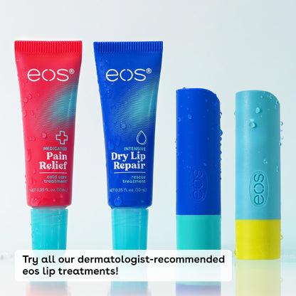 eos The Hero Lip Repair- Strawberry Extract, for Dry Skin, 0.35 oz, 2-Pack eos
