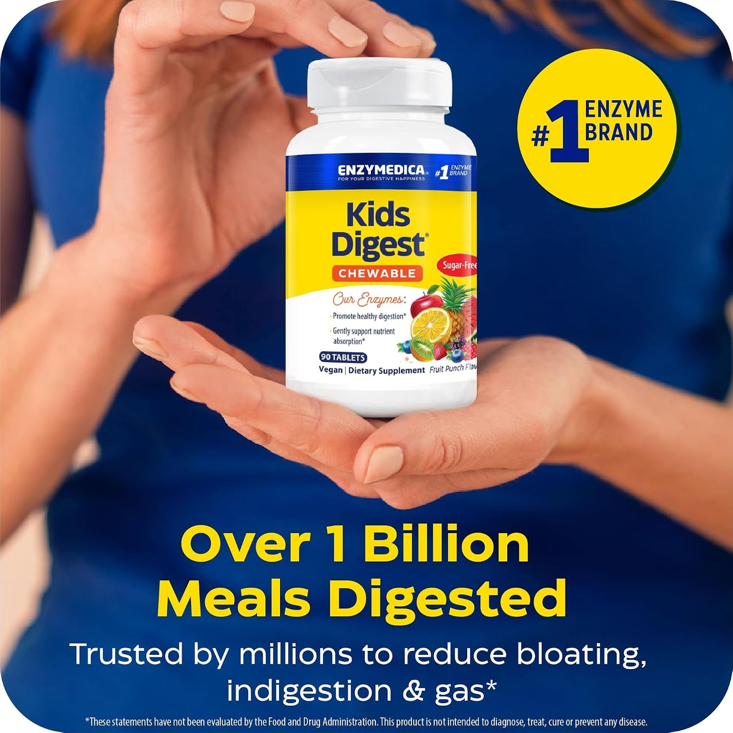 Enzymedica Kids Digest Chewable Digestive Enzyme Supplement - 90 Tablets Gsupps Australia