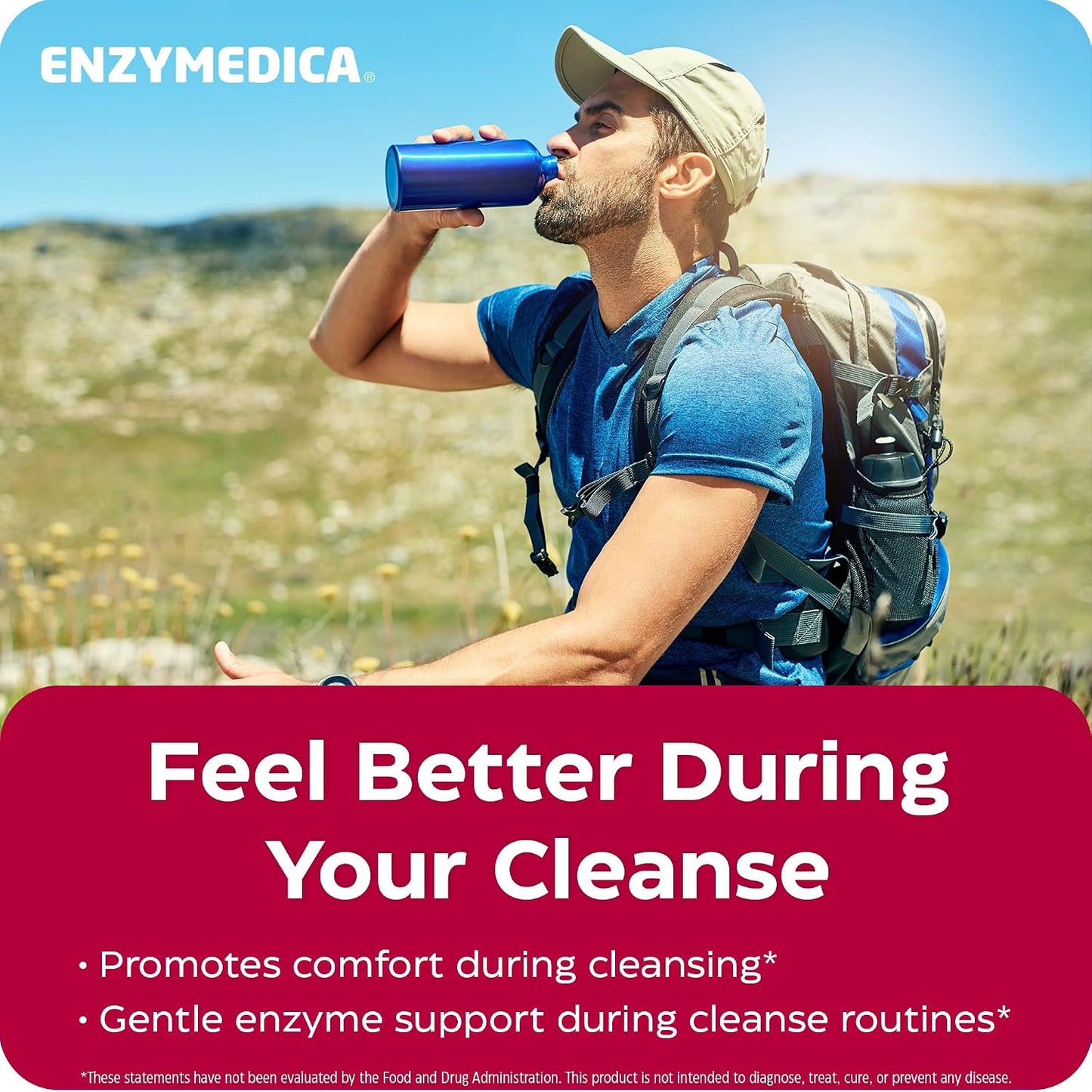 Enzymedica Candidase, Enzymes for Gentle Cleansing Support for Men & Women, Blended for Gut & Microbiome Health with Cellulase and Protease, 42 Count Gsupps Australia