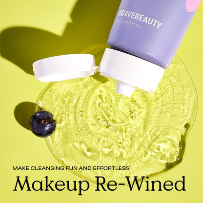 KraveBeauty Makeup Re-Wined Cleansing Oil Makeup Remover, 100 mL KraveBeauty